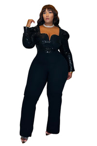 Gala Goddess Sequin Jumpsuit