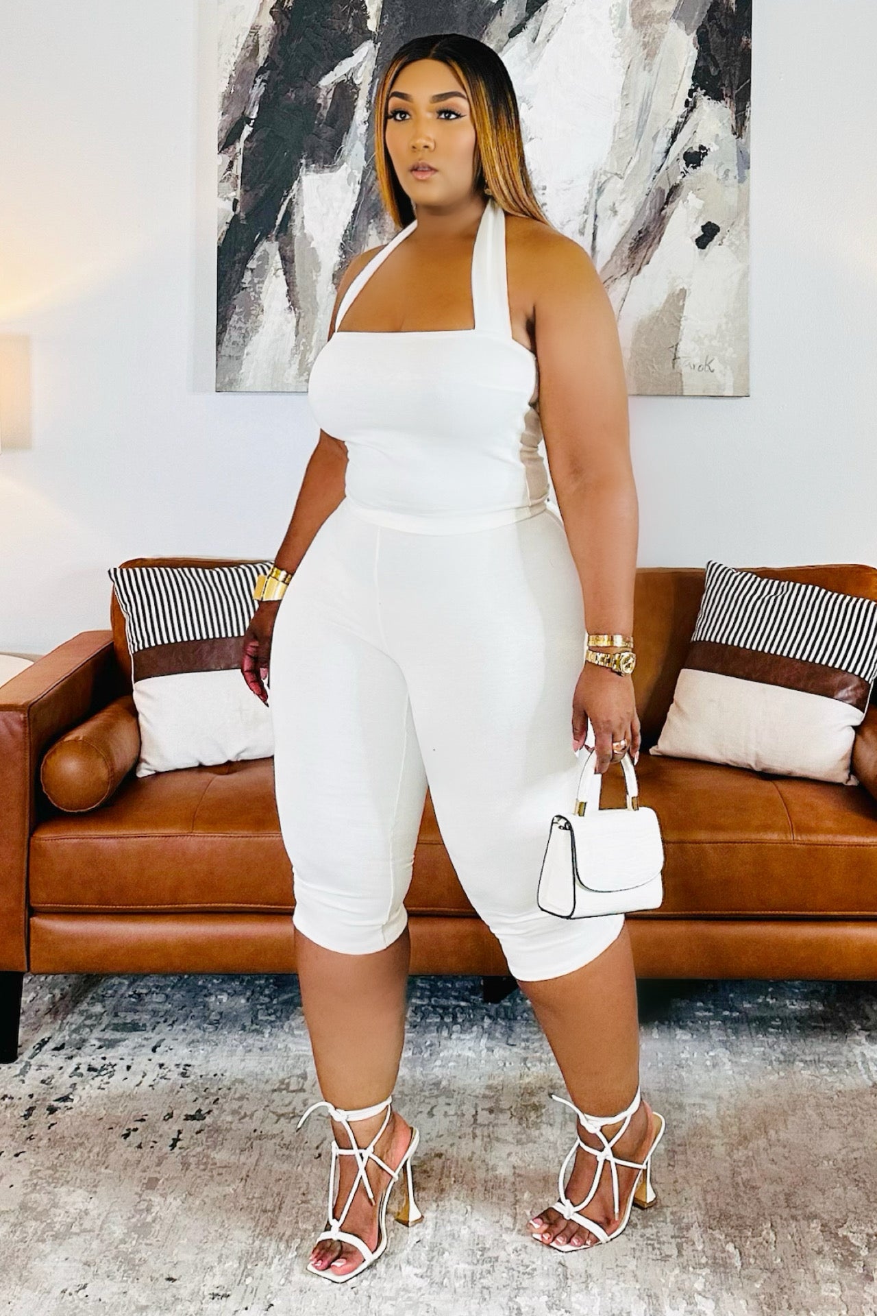 Moodboard Muse Halter Capri Set